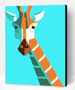 Giraffe Pop Art Paint By Number