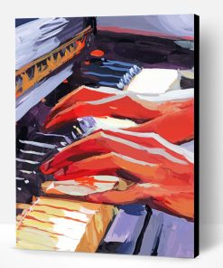 Hands Playing Piano Paint By Number