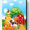 Happy Cute Farm Paint By Number