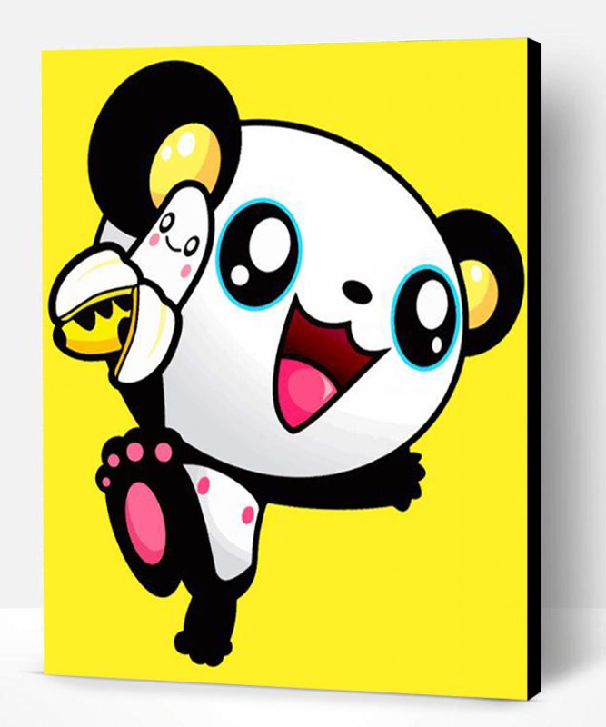 Happy Panda Paint By Number