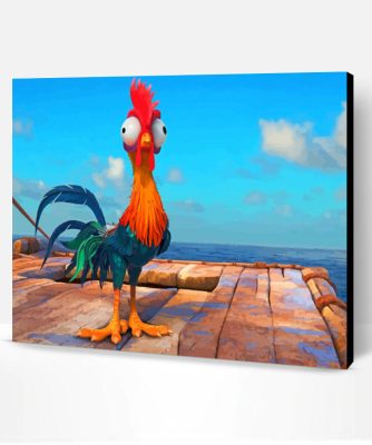 Hei Hei Rooster Paint By Number