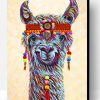 Hippie Llama Paint By Number