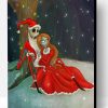 Christmas Jack And Sally Paint By Number