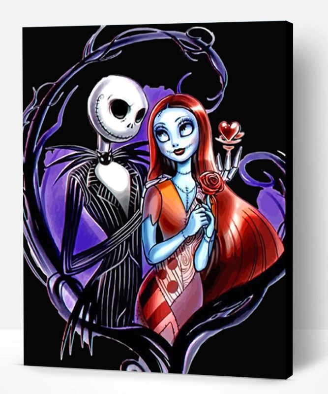 Jack And Sally Paint By Number