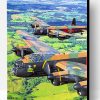 Lancaster Airplanes England Paint By Number