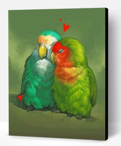 Lovely Birds Paint By Number