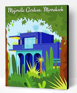 Majorel Garden Morocco Paint By Number