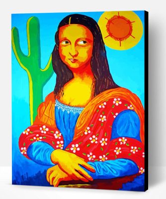 Mexican Mona Lisa Paint By Number