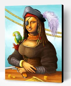 Pirate Mona Lisa Paint By Number
