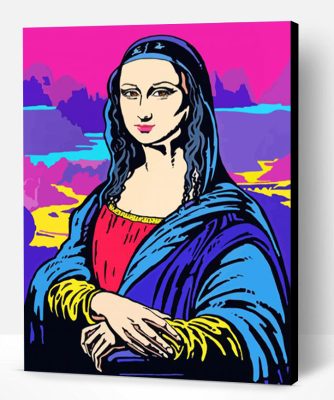 Mona Lisa Pop Art Paint By Number