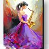 Musician Woman Paint By Number