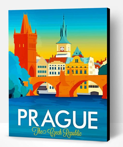 Prague Illustration Paint By Number