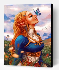 Princess Zelda Breath Of The Wild Paint By Number