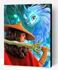 Raya And The Last Dragon Disney Paint By Number