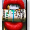 Red Lips And Money Paint By Number