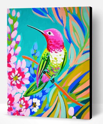 Aesthetic Hummingbird Paint By Number