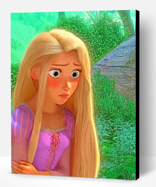 Sad Rapunzel Paint By Number