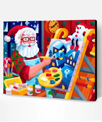 Santa Painting Paint By Number