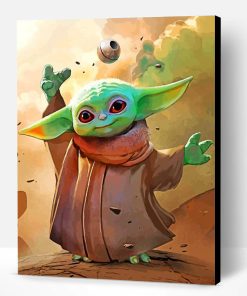 Star Wars Baby Yoda Paint By Number