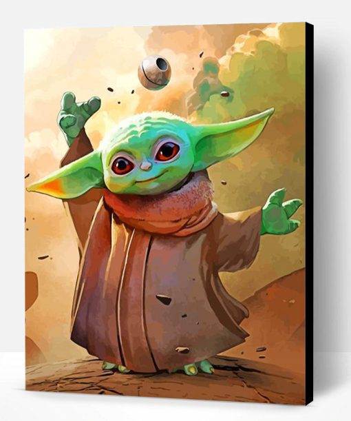 Star Wars Baby Yoda Paint By Number