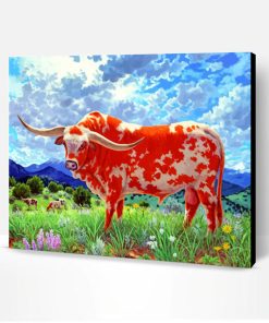 Texas Longhorn Paint By Number