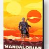 The Mandalorian Illustration Paint By Number