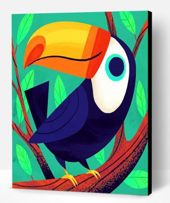 Toucan Bird Paint By Number