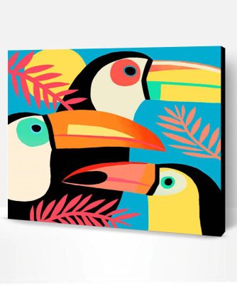 Toucans Birds Paint By Number