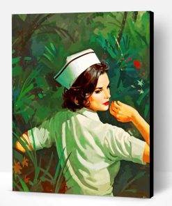 Vintage Nurse Paint By Number