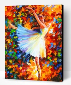 Abstract Ballerina Paint By Number