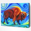 Abstract Buffalo Paint By Number