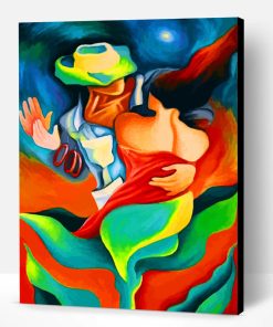 Abstract Dancers Art Paint By Number