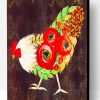 Abstract Rooster Paint By Number