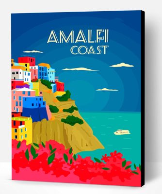 Amalfi Coast Italy Paint By Number