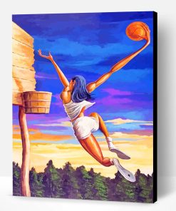 Basketball Player Paint By Number