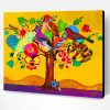 Birds Flowers Tree Paint By Number