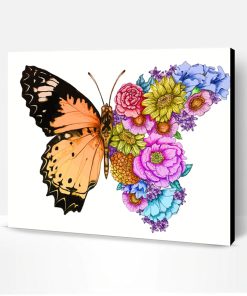 Blooming Butterfly Paint By Number