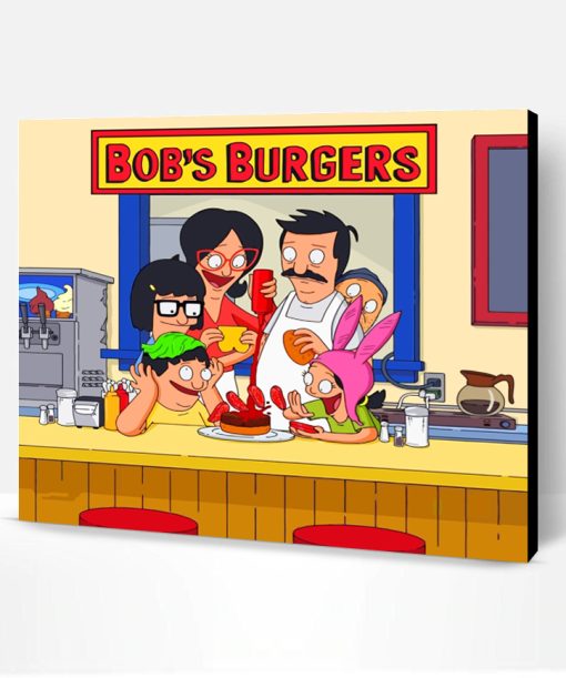 Bobs Burgers Family Paint By Number