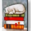 Cat On Books Paint By Number
