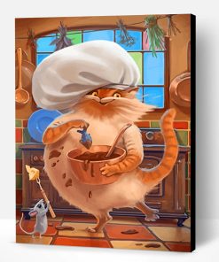 Chef Cat Paint By Number