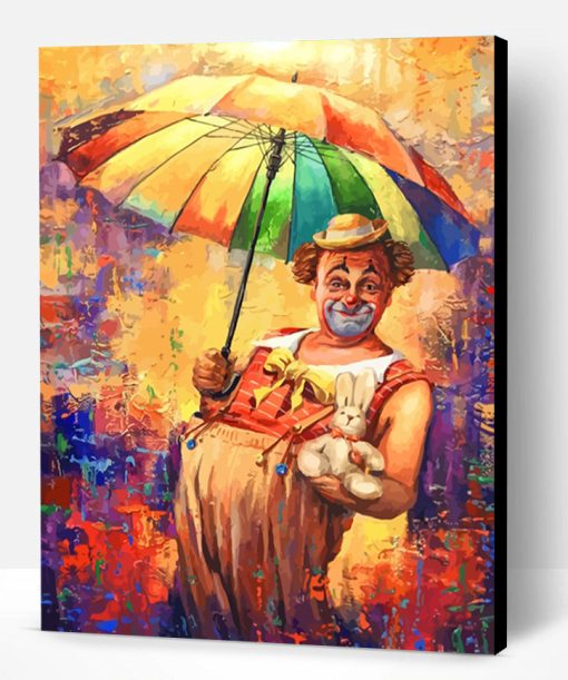 Circus Clown Art Paint By Number