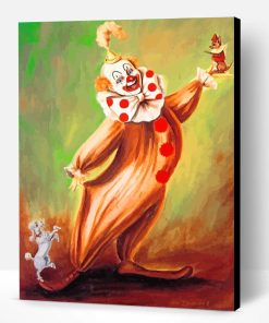 Circus Clown Paint By Number