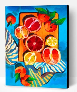 Clementine Still Life Paint By Number