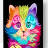 Colorful Kitten Paint By Number
