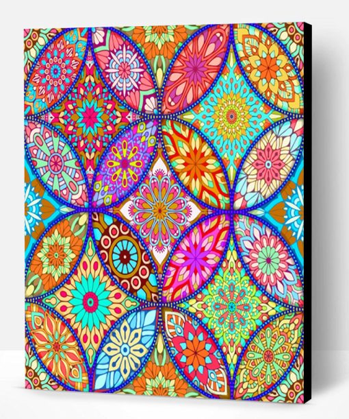 Colorful Mandala Art Paint By Number