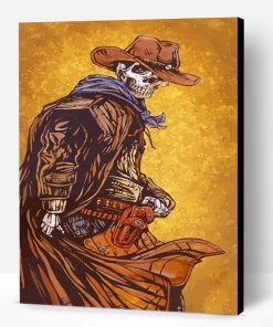 Cowboy Skeleton Paint By Number