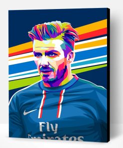 David Beckham Pop Art Paint By Number