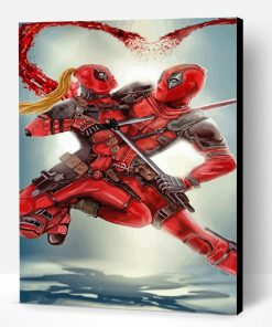 Deadpool Couple Paint By Number