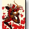 Deadpool In Love Paint By Number