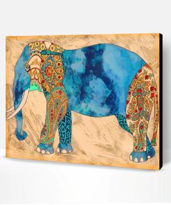 Elephant Art Paint By Number